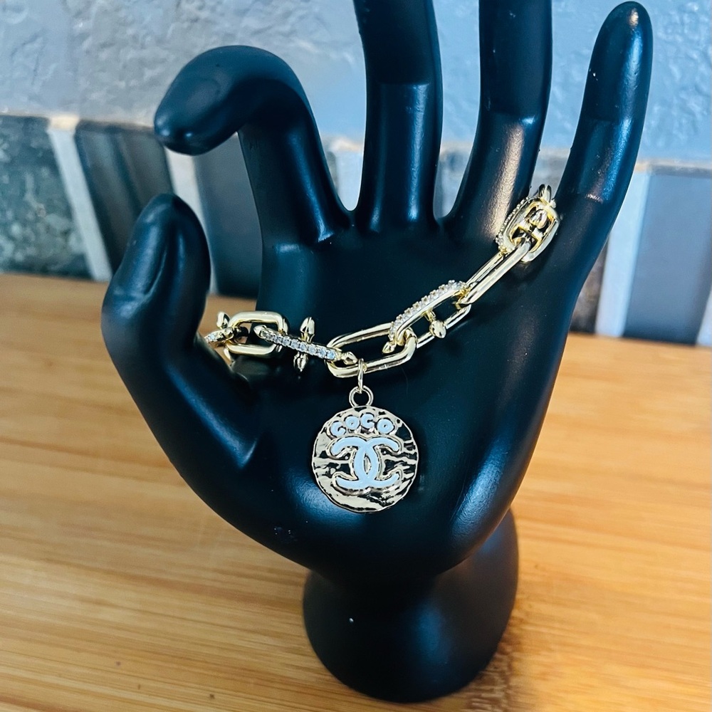 Gold Charm Bracelet